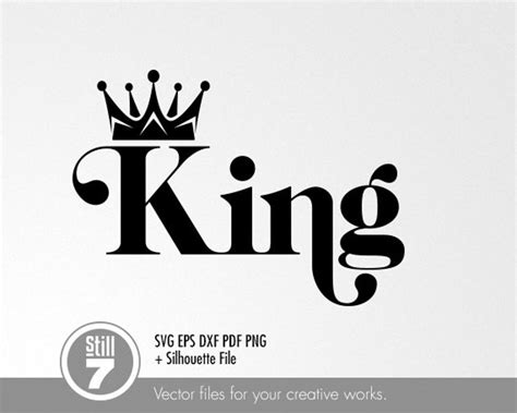 Download Free Loved By The King SVG, Digital Cutting File, Ai, Eps, Dxf, Png, Svg Cameo